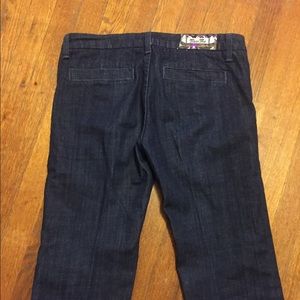 EUC Miss Me Dark Denim Dressy Capris 30