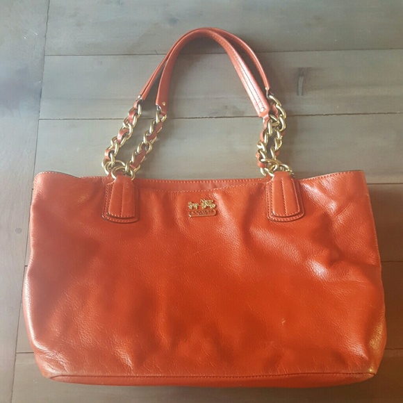 Coach Handbags - Coach Madison Leather Tote