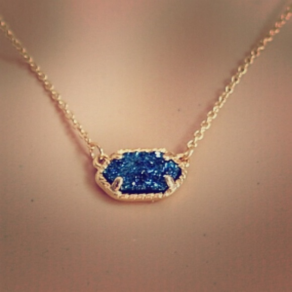 Blue necklace