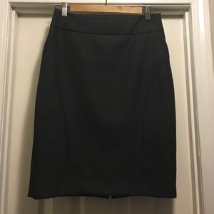 Charcoal Grey Banana Republic Pencil skirt.