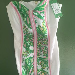 Lilly Pulitzer Angela dress seeing pink elephants