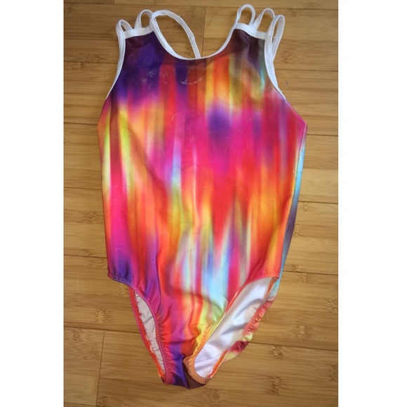 Rainbow Peace Sign Leotard