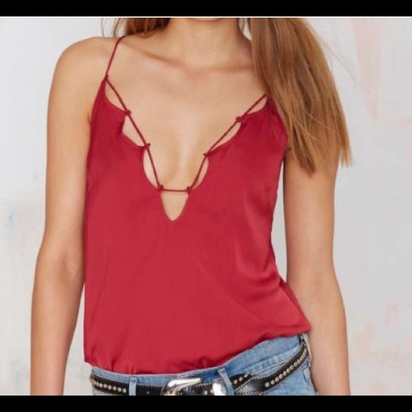 Satin top