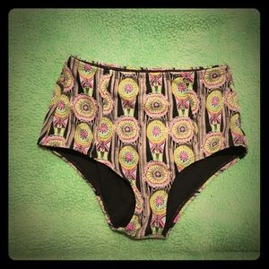 High waisted bikini bottom