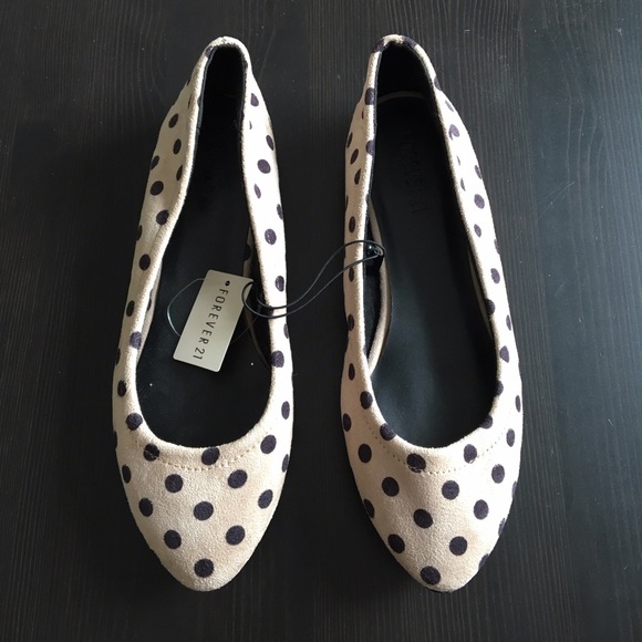 Forever 21 polka dot flats