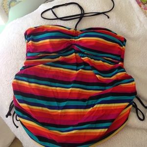 Rainbow maternity Bathing suit top