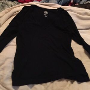 Black v neck large