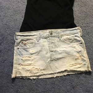 Hollister jean skirt. Size 3