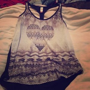 Heart tank top with cool design