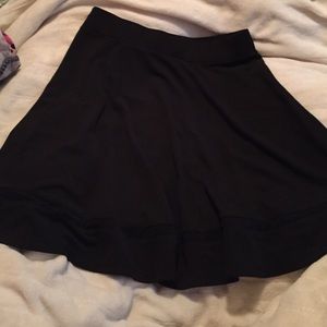 Black skirt not to short feels like tole