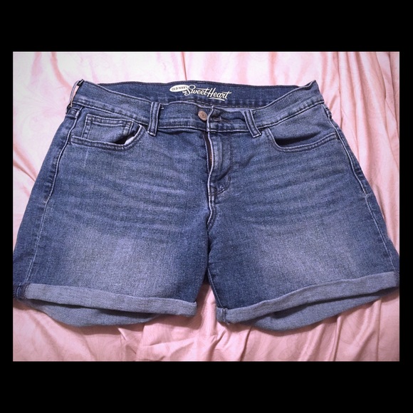 Old Navy denim roll cuff shorts