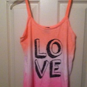 Love Ombré Tie Dye Top