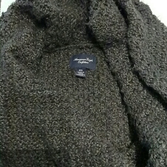 Charcoal grey cowl neck sweater - Picture 2 of 2