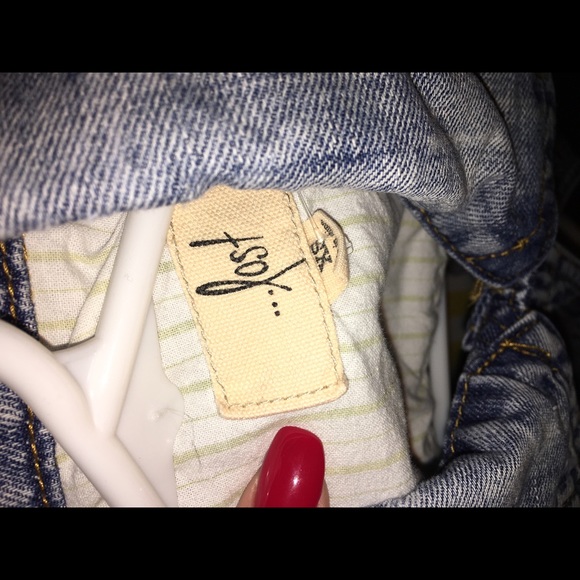 SOLD Distressed Jean Jacket - Picture 2 of 4