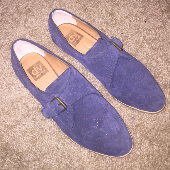 Blue Suede Dolce Vita Loafers