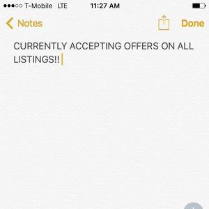 ACCEPTING OFFERS!