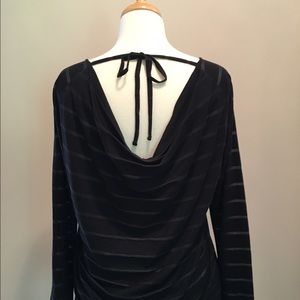 Lilla p. peek a boo stripe tee