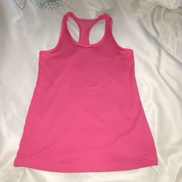 Champion pink racer back tank