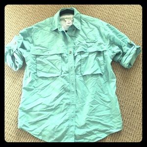 Rolled sleeve button down