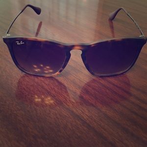 Tourtouse shell Ray Bans