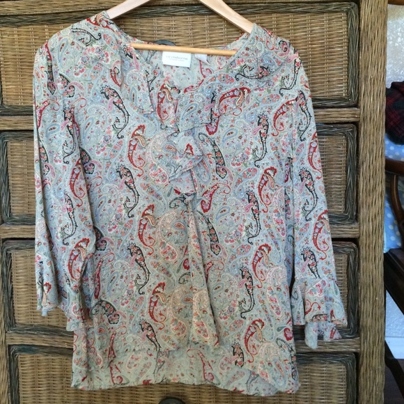 Liz Claiborne Lizwear Blouse Top Size Medium