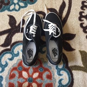 Vans, practically brand new