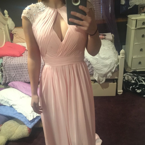 Pink prom dress