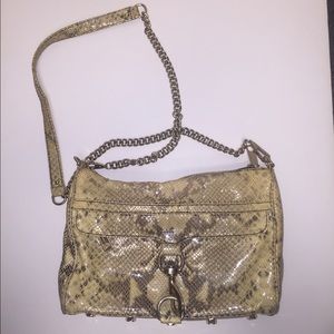 Authentic Rebecca Minkoff Snakeskin Mini Mac