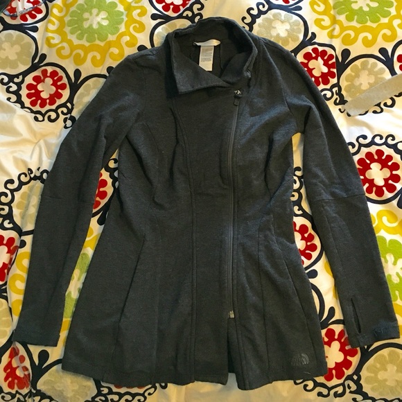 North Face asymmetrical zip-up