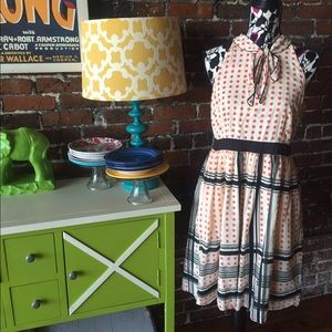 Preppy Red Polka Dot Anthropologie Sundress