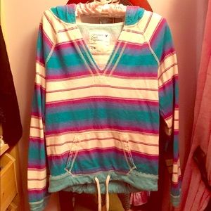 American Eagle Large Hoodie with Bottom Tie-string