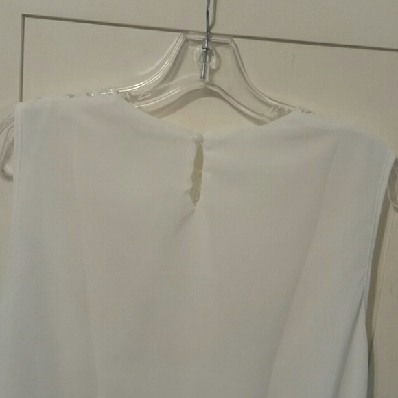 SALE White Lace Sun Dress - Picture 2 of 3