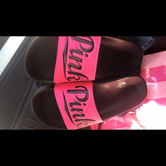 Pink flip flops