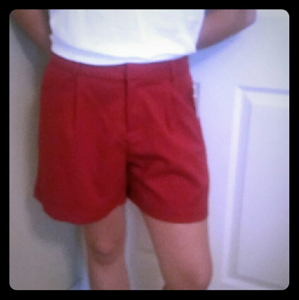 Old Navy Red Tailored Shorts Size 4 NWT