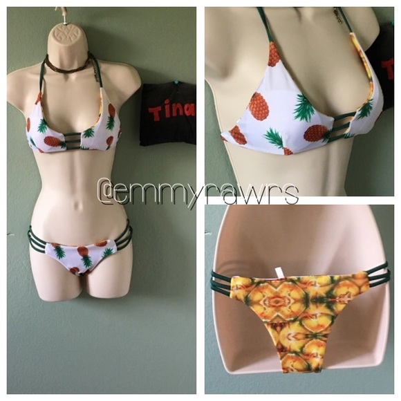 Last one • 🆕 Cheeky Reversible Pineapple Bikini - Picture 2 of 4