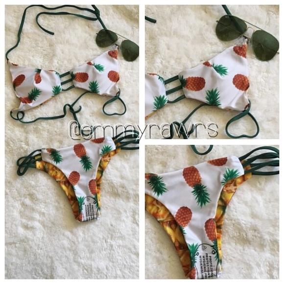 Last one • 🆕 Cheeky Reversible Pineapple Bikini - Picture 3 of 4