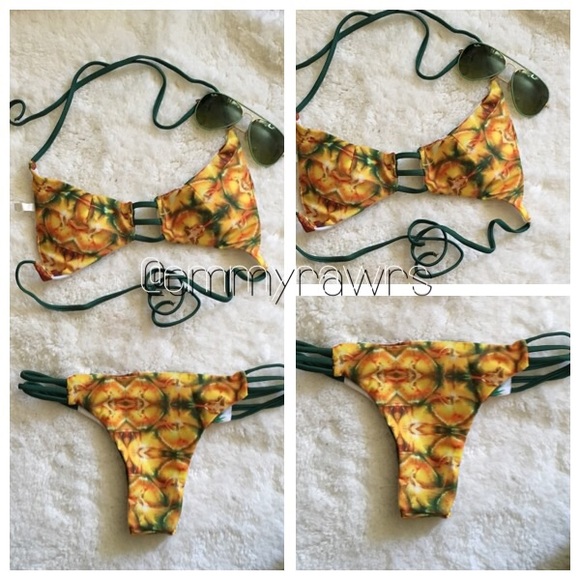 Last one • 🆕 Cheeky Reversible Pineapple Bikini - Picture 4 of 4