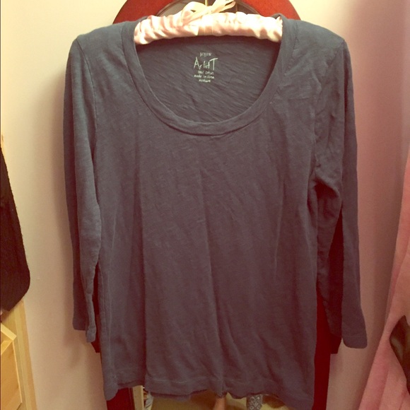 J Crew Artist T 3/4 Sleeve Medium