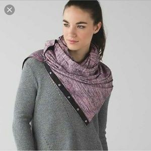 Purple "Space Dye" Vinyasa Scarf
