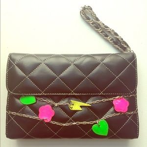 Funky Quilted Planner/wristlet