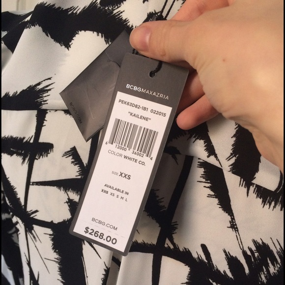 Bcbg black high low dress Bcbg black high low dress