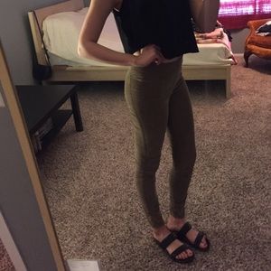 corduroy legging pant