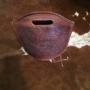 American West leather handbag