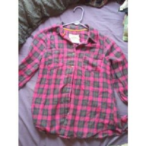 Plaid pink flannel