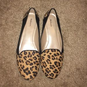 Leopard print Style & Co. flats size 7