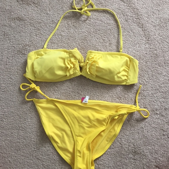 Yellow bikini set