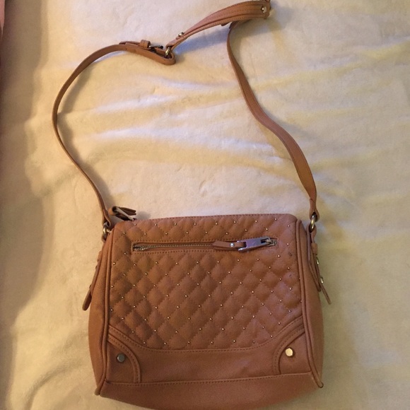 Jessica Simpson tan cross body bag