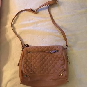 Jessica Simpson tan cross body bag