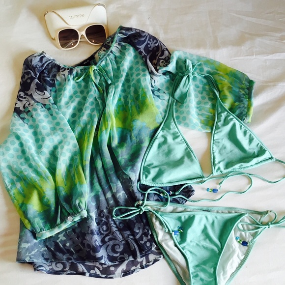 Ralph Lauren Turquoise bikini👙👗