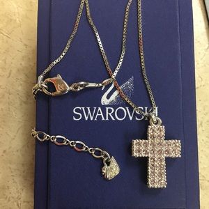 Swarovski cross necklace